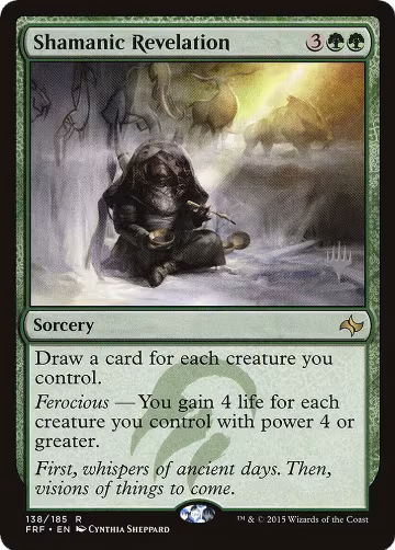 Shamanic Revelation (138), Promo Pack: Core Set 2021 — Magic card price