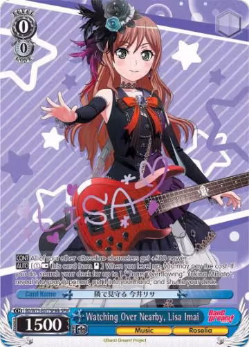 Watching Over Nearby, Lisa Imai (SPM) (B) (BD/W73-E077SPMb SPM), BanG Dream! Vol.2 — Weiß Schwarz card price
