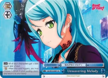 Unwavering Melody (BD/W73-E097 CR), BanG Dream! Vol.2 — Weiß Schwarz card price
