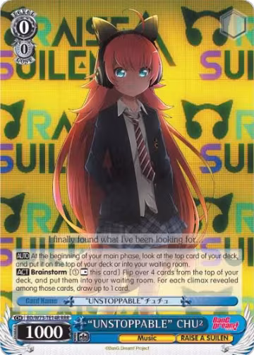 "UNSTOPPABLE" CHU² (RRR) (BD/W73-TE14R RRR), BanG Dream! Vol.2 — Weiß Schwarz card price