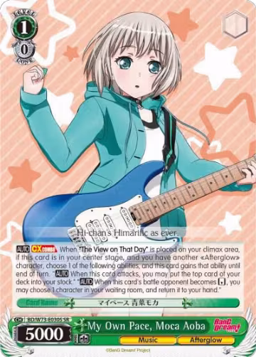 My Own Pace, Moca Aoba (SR) (BD/W73-E030S), BanG Dream! Vol.2 — Weiß Schwarz card price