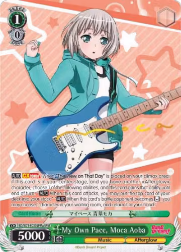 My Own Pace, Moca Aoba (SPM) (A) (BD/W73-E030SPMa), BanG Dream! Vol.2 — Weiß Schwarz card price