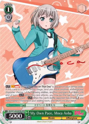 My Own Pace, Moca Aoba (SPM) (B) (BD/W73-E030SPMb), BanG Dream! Vol.2 — Weiß Schwarz card price
