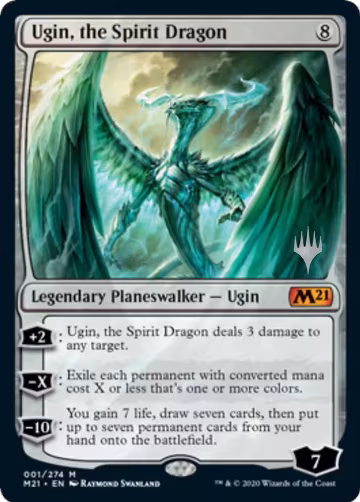 Ugin, the Spirit Dragon (1), Promo Pack: Core Set 2021 — Magic card price