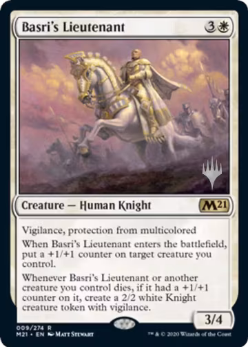Basri's Lieutenant (9), Promo Pack: Core Set 2021 — Magic card price
