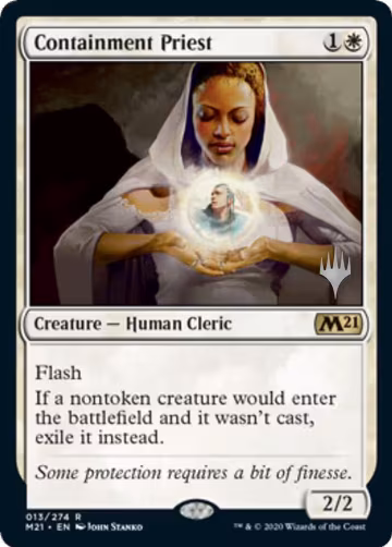 Containment Priest (13), Promo Pack: Core Set 2021 — Magic card price