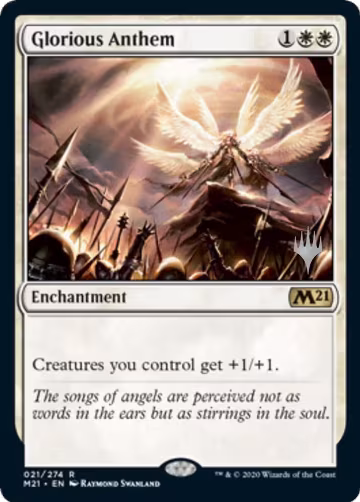 Glorious Anthem (21), Promo Pack: Core Set 2021 — Magic card price
