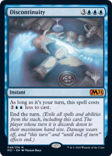 Discontinuity (48), Promo Pack: Core Set 2021 — Magic card price