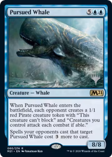 Pursued Whale (60), Promo Pack: Core Set 2021 — Magic card price