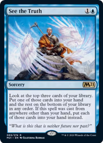 See the Truth (69), Promo Pack: Core Set 2021 — Magic card price