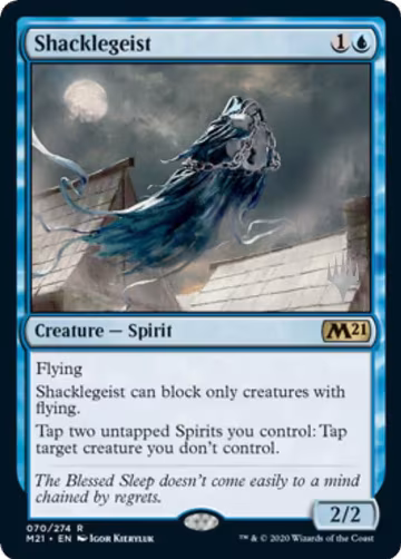 Shacklegeist (70), Promo Pack: Core Set 2021 — Magic card price