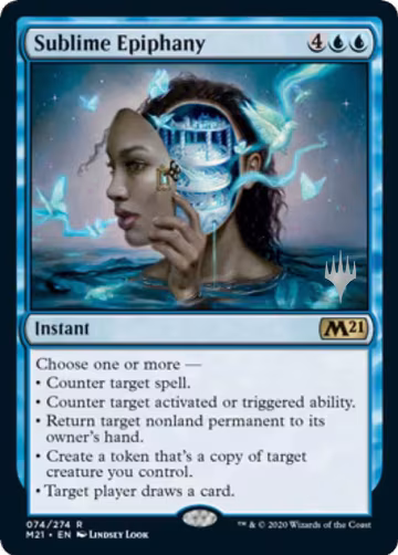 Sublime Epiphany (74), Promo Pack: Core Set 2021 — Magic card price