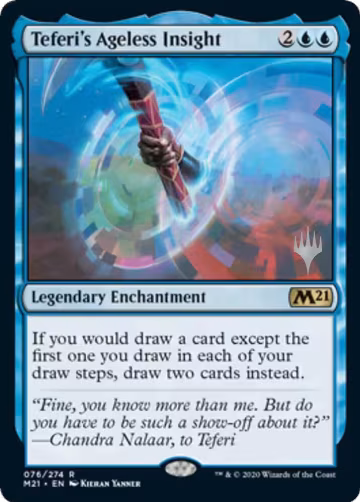 Teferi's Ageless Insight (76), Promo Pack: Core Set 2021 — Magic card price
