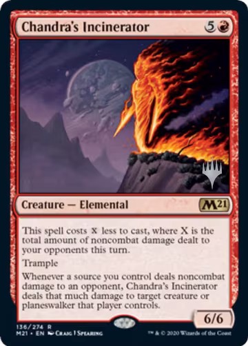 Chandra's Incinerator (136), Promo Pack: Core Set 2021 — Magic card price