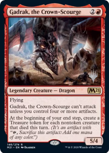 Gadrak, the Crown-Scourge (146), Promo Pack: Core Set 2021 — Magic card price