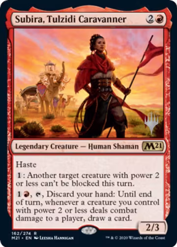 Subira, Tulzidi Caravanner (162), Promo Pack: Core Set 2021 — Magic card price
