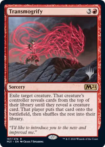 Transmogrify (167), Promo Pack: Core Set 2021 — Magic card price