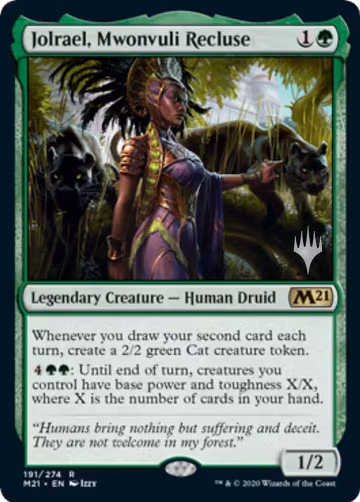 Jolrael, Mwonvuli Recluse (191), Promo Pack: Core Set 2021 — Magic card price