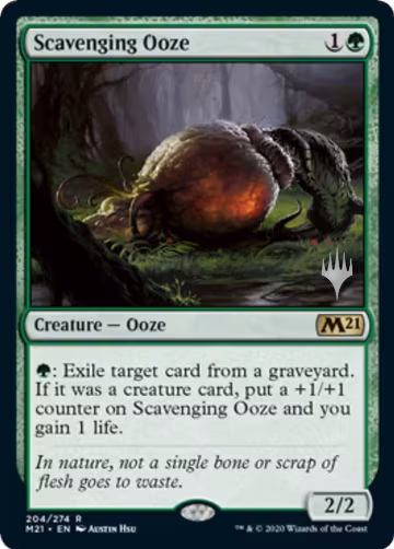 Scavenging Ooze (204), Promo Pack: Core Set 2021 — Magic card price