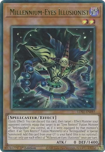 Millennium-Eyes Illusionist (Green) (LDS1-EN045), Legendary Duelists: Season 1 — Yu-Gi-Oh! card price