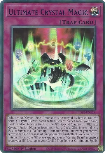 Ultimate Crystal Magic (Blue) (LDS1-EN117), Legendary Duelists: Season 1 — Yu-Gi-Oh! card price