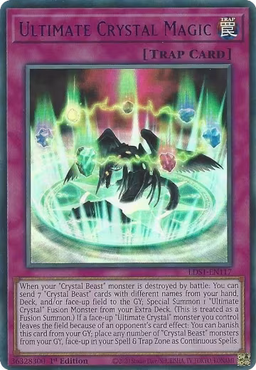 Ultimate Crystal Magic (Purple) (LDS1-EN117), Legendary Duelists: Season 1 — Yu-Gi-Oh! card price