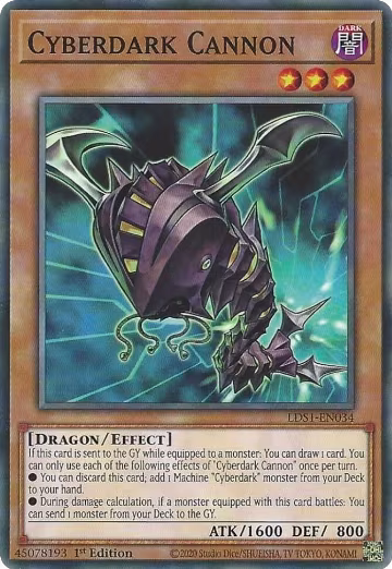 Cyberdark Cannon (LDS1-EN034), Legendary Duelists: Season 1 — Yu-Gi-Oh! card price