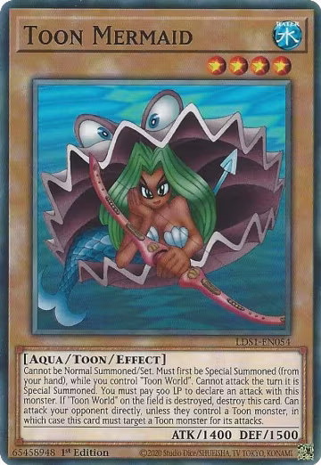 Toon Mermaid (LDS1-EN054), Legendary Duelists: Season 1 — Yu-Gi-Oh! card price