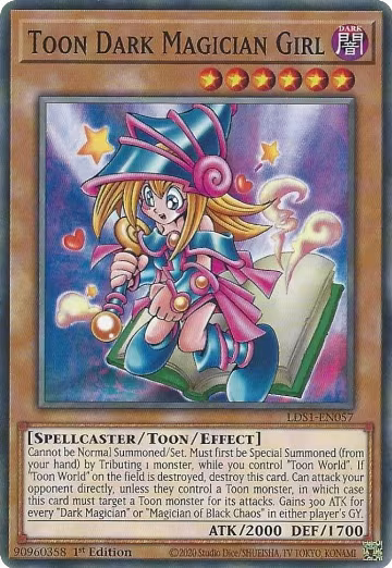 Toon Dark Magician Girl (LDS1-EN057), Legendary Duelists: Season 1 — Yu-Gi-Oh! card price