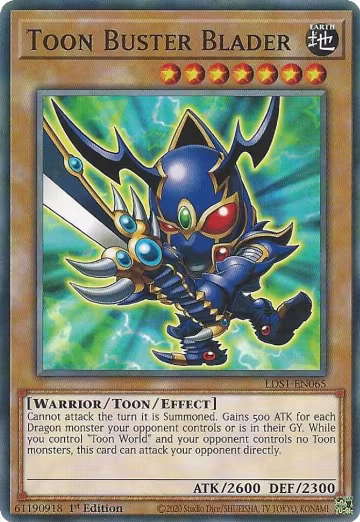 Toon Buster Blader (LDS1-EN065), Legendary Duelists: Season 1 — Yu-Gi-Oh! card price