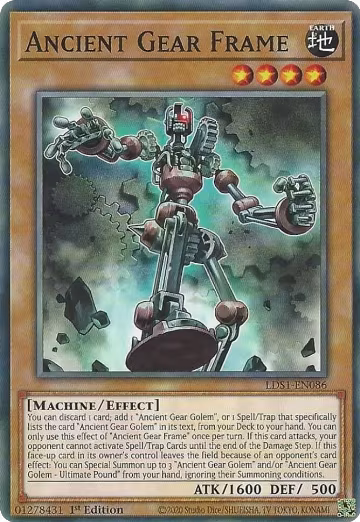 Ancient Gear Frame (LDS1-EN086), Legendary Duelists: Season 1 — Yu-Gi-Oh! card price
