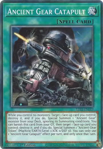 Ancient Gear Catapult (LDS1-EN089), Legendary Duelists: Season 1 — Yu-Gi-Oh! card price