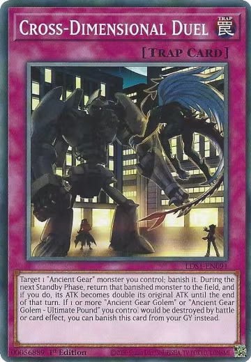 Cross-Dimensional Duel (LDS1-EN091), Legendary Duelists: Season 1 — Yu-Gi-Oh! card price