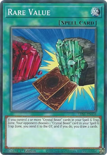 Rare Value (LDS1-EN104), Legendary Duelists: Season 1 — Yu-Gi-Oh! card price