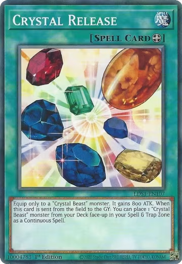 Crystal Release (LDS1-EN107), Legendary Duelists: Season 1 — Yu-Gi-Oh! card price