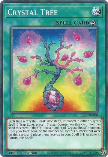 Crystal Tree (LDS1-EN108), Legendary Duelists: Season 1 — Yu-Gi-Oh! card price