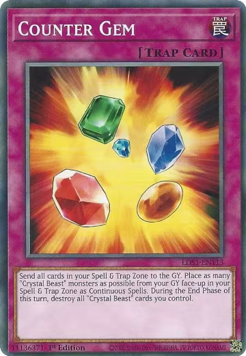 Counter Gem (LDS1-EN113), Legendary Duelists: Season 1 — Yu-Gi-Oh! card price