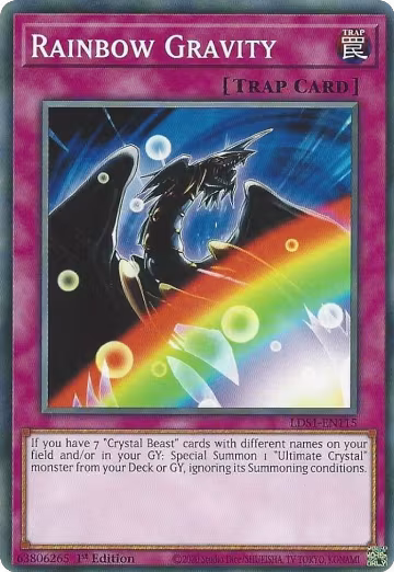 Rainbow Gravity (LDS1-EN115), Legendary Duelists: Season 1 — Yu-Gi-Oh! card price