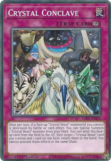 Crystal Conclave (LDS1-EN116), Legendary Duelists: Season 1 — Yu-Gi-Oh! card price