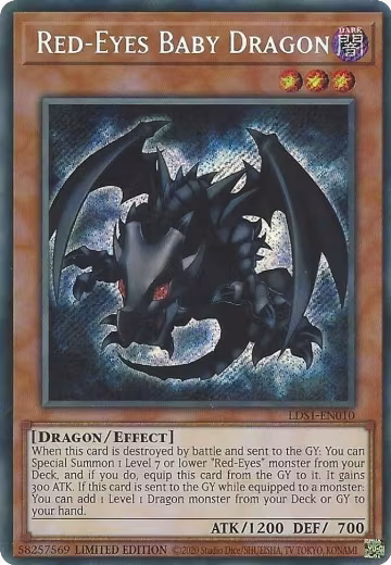 Red-Eyes Baby Dragon (LDS1-EN010) — card price