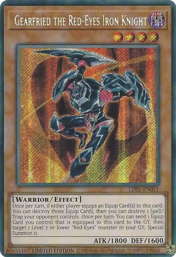 Gearfried the Red-Eyes Iron Knight (LDS1-EN011) — card price