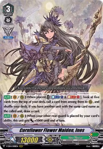 Cornflower Flower Maiden, Ines (V-EB14/008EN), V-EB14: The Next Stage — Vanguard card price