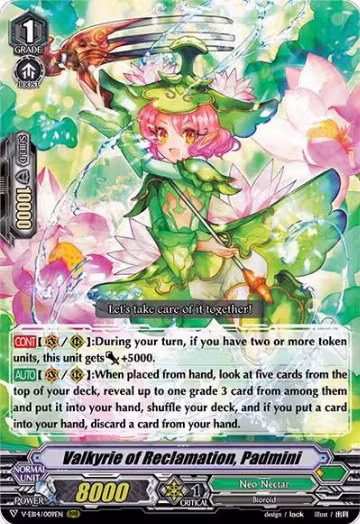 Valkyrie of Reclamation, Padmini (V-EB14/009EN), V-EB14: The Next Stage — Vanguard card price