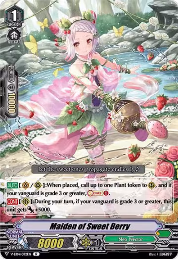 Maiden of Sweet Berry (V-EB14/032EN), V-EB14: The Next Stage — Vanguard card price