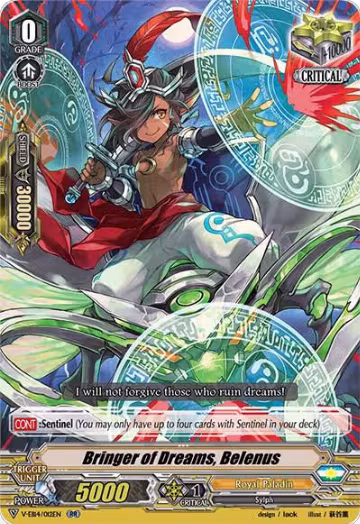 Bringer of Dreams, Belenus (V-EB14/012EN), V-EB14: The Next Stage — Vanguard card price