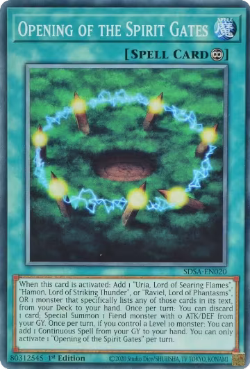 Opening of the Spirit Gates (SDSA-EN020) — card price