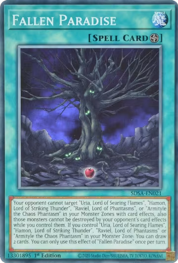 Fallen Paradise (SDSA-EN021), Structure Deck: Sacred Beasts — Yu-Gi-Oh! card price