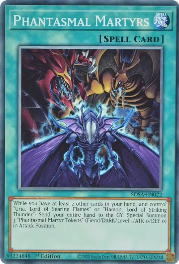 Phantasmal Martyrs (SDSA-EN022), Structure Deck: Sacred Beasts — Yu-Gi-Oh! card price