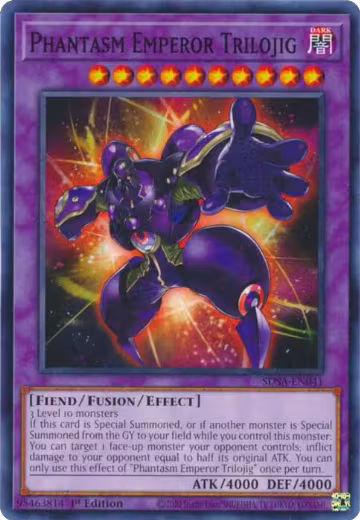 Phantasm Emperor Trilojig (SDSA-EN041), Structure Deck: Sacred Beasts — Yu-Gi-Oh! card price