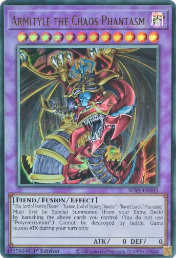 Armityle the Chaos Phantasm (SDSA-EN045) — card price
